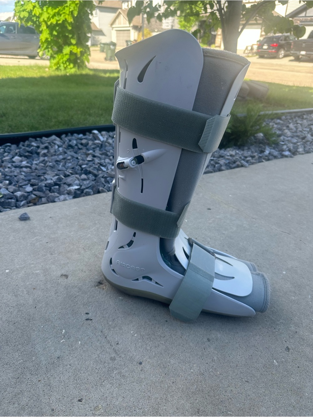 Aircast FP Walker large 01P-M Walking Boot Cast Brace Boot Adult Pump Bulb